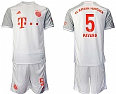 2020-21 Bayern Munich 5 PAVARD Away Soccer Jersey,baseball caps,new era cap wholesale,wholesale hats